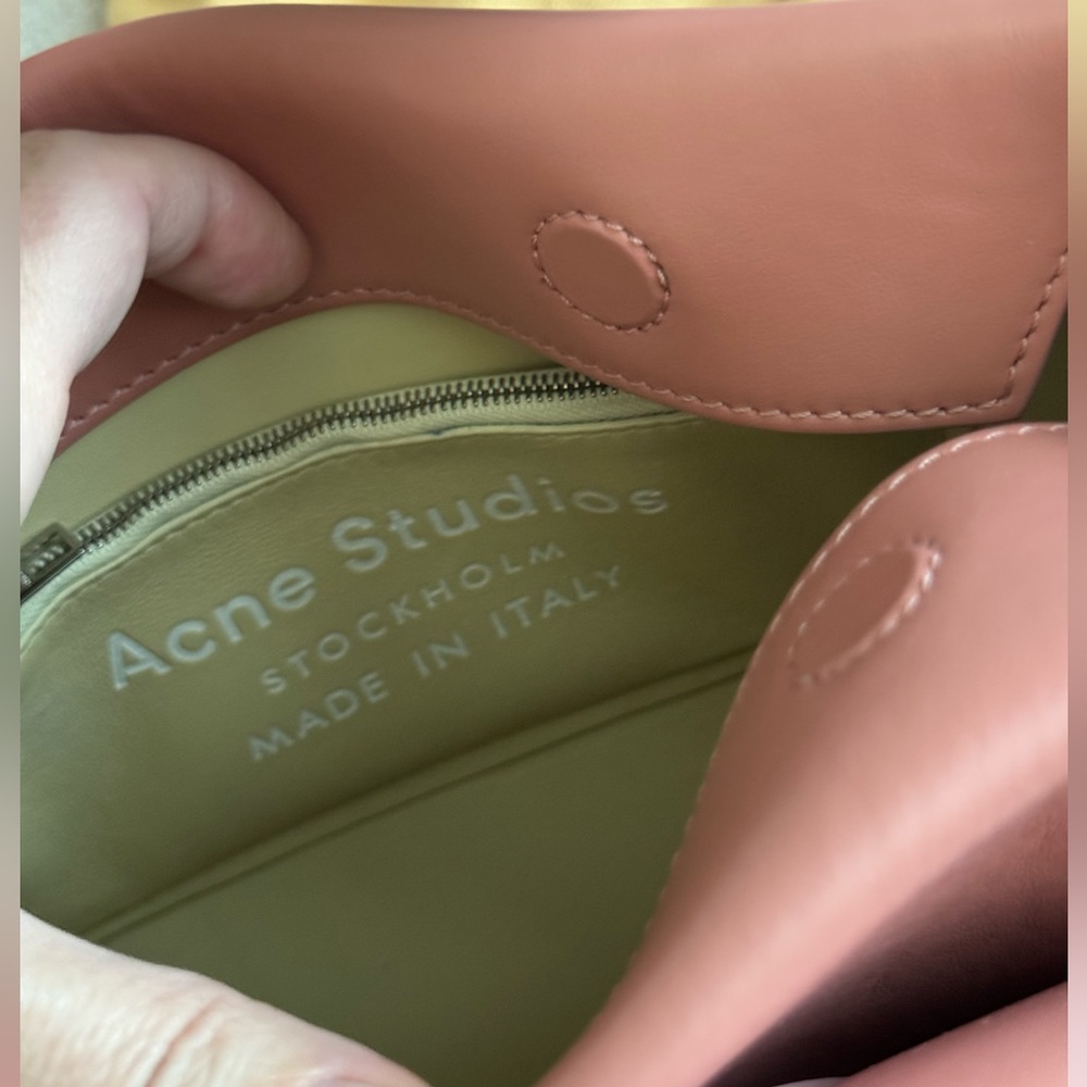 Acne Studios Musubi Bow Shoulder Bag Pink - Picture 10 of 11